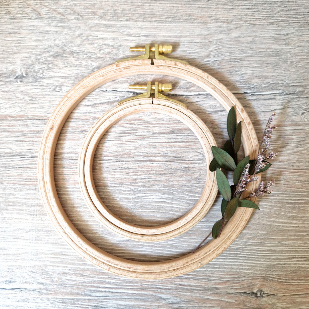 Stickrahmen 10cm, Buchenholz