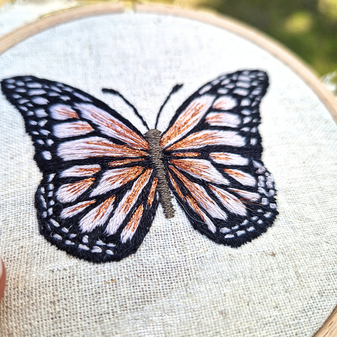 Metallic Garn in Kupfer