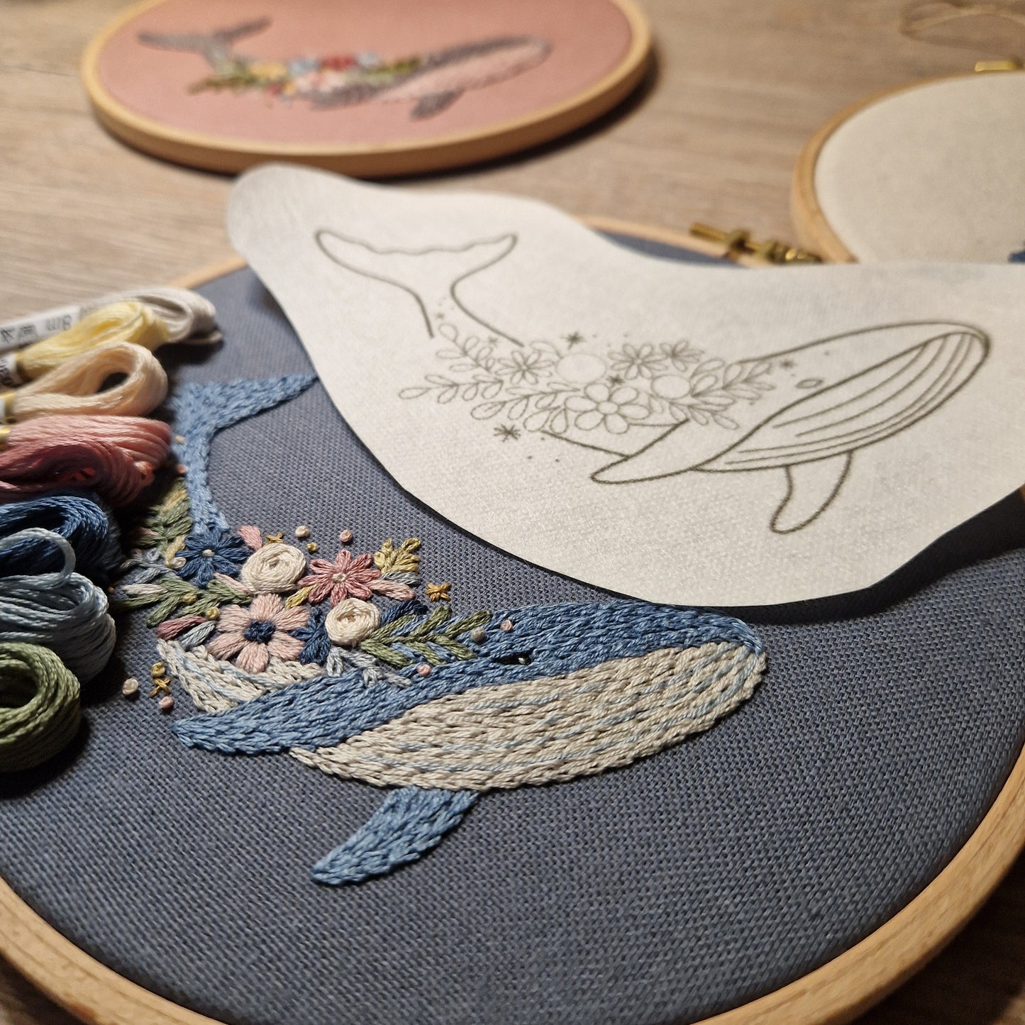 Stickaufkleber "Wal" Stick and Stich