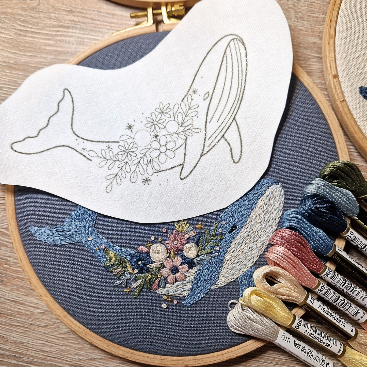 Stickaufkleber "Wal" Stick and Stich