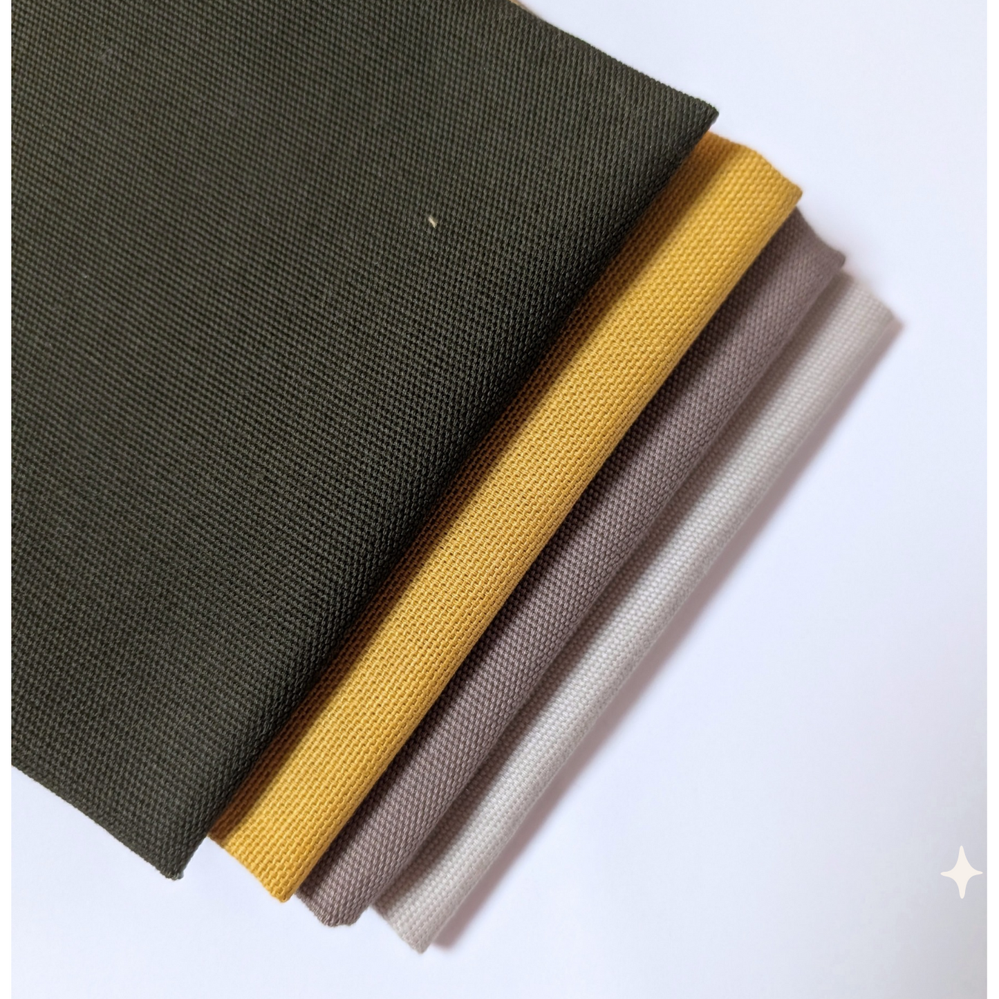 STOFFPAKET Sand, Ocker, dunkle Olive, Taupe