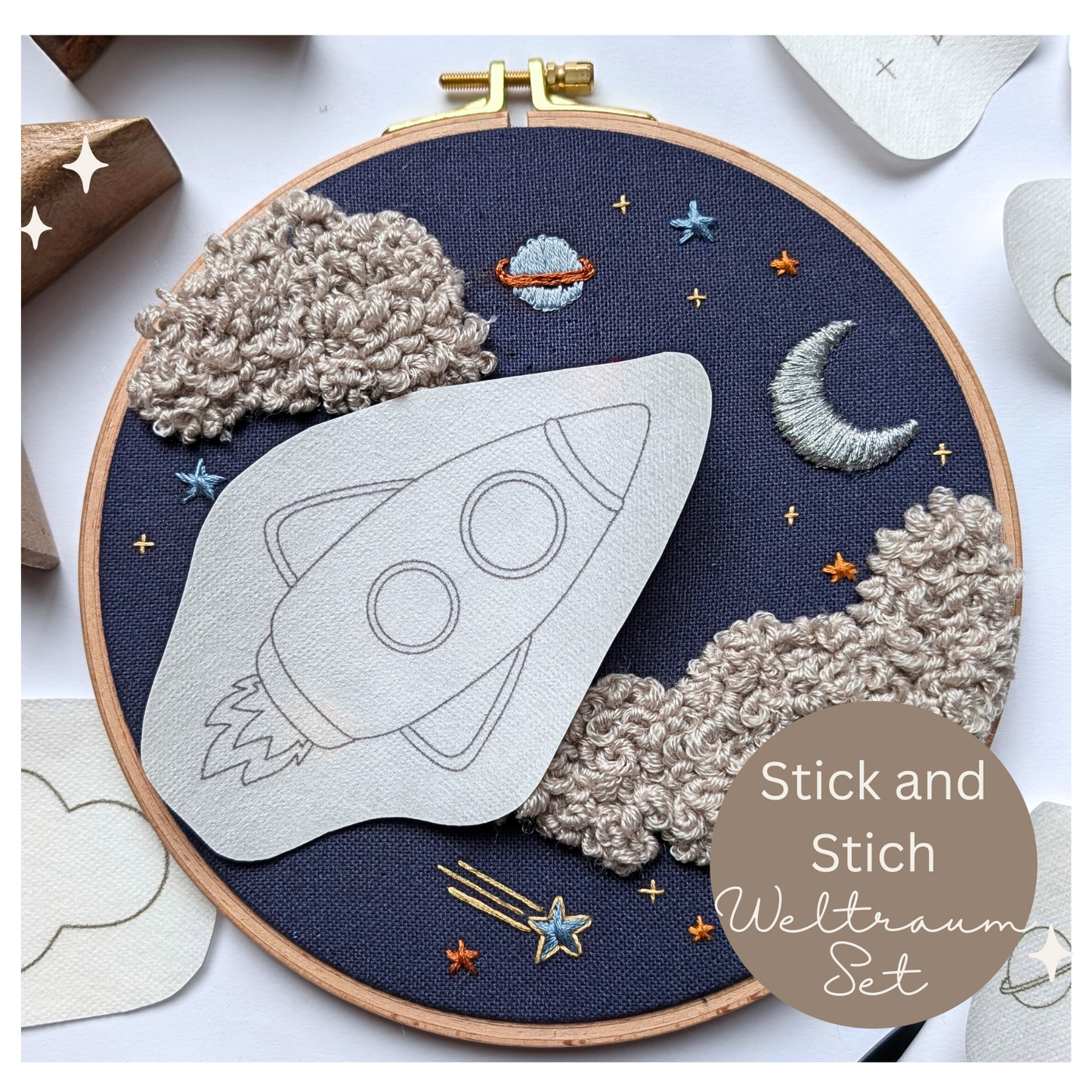 Stickaufkleber Weltraum
