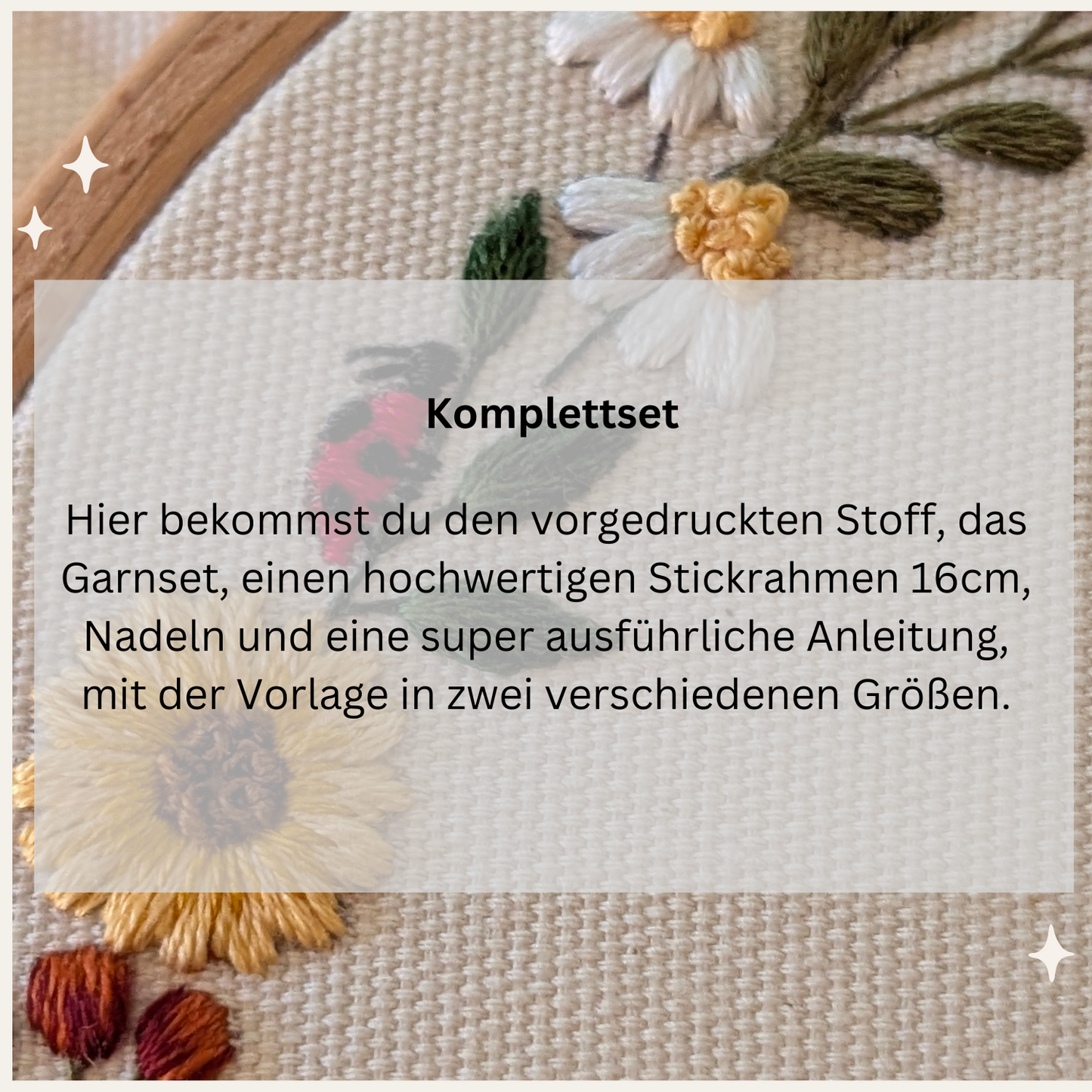 Stickset Anfänger Herbstkranz