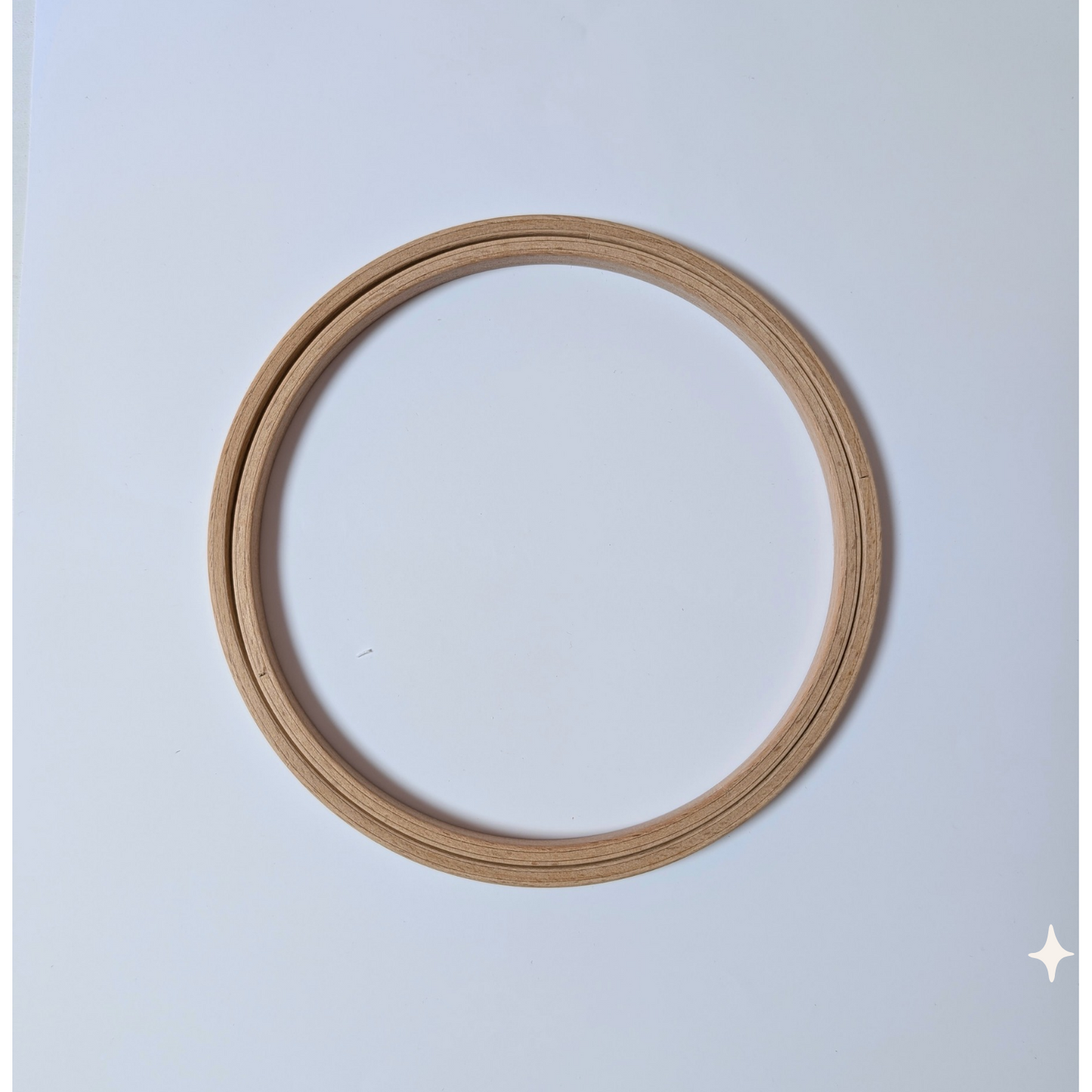 Stickrahmen 16cm ohne Schraube, Buchenholz