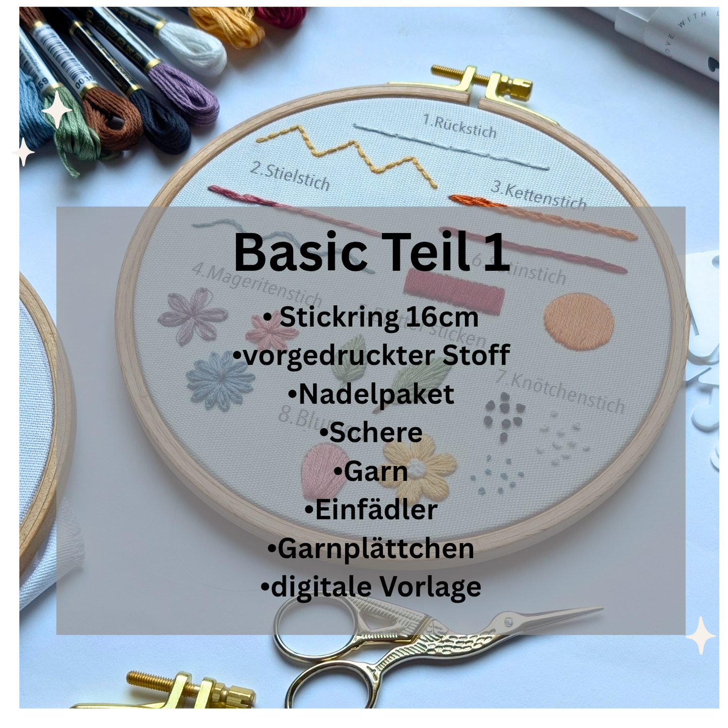 STICKEN für ANFÄNGER Starter Set