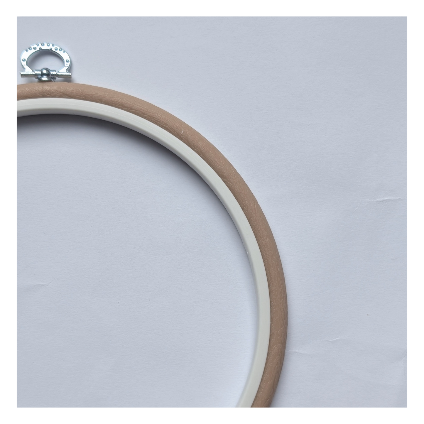 Stickring Flexi Hoop 20cm Nurge, Holzoptik