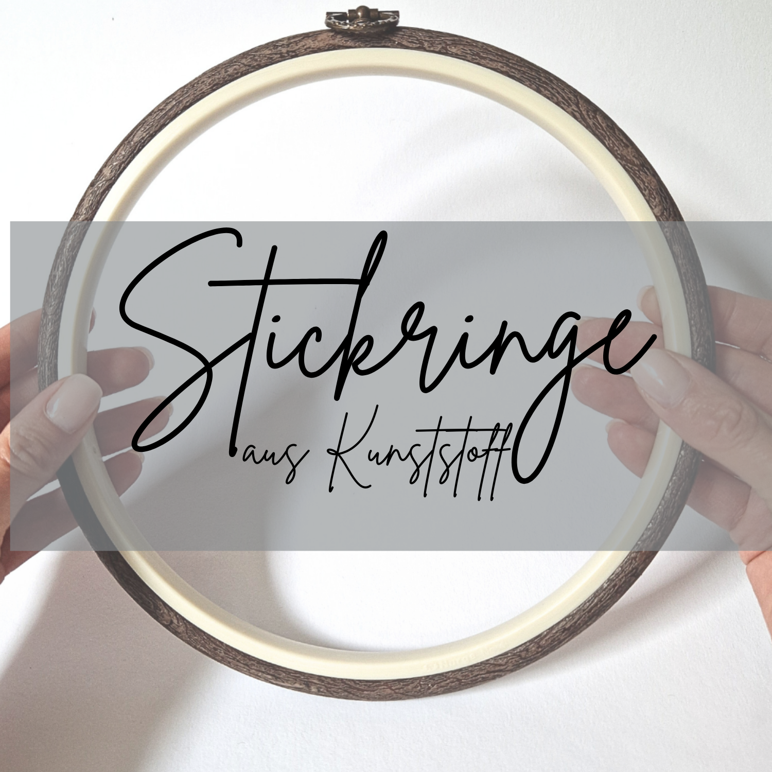 Stickringe aus Kunststoff