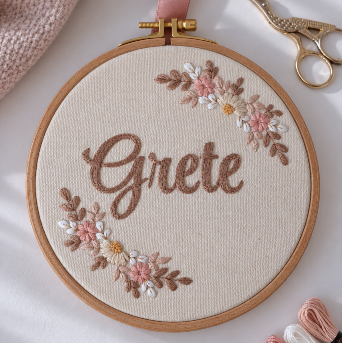 Digitale Stickanleitung Strauß und Krone