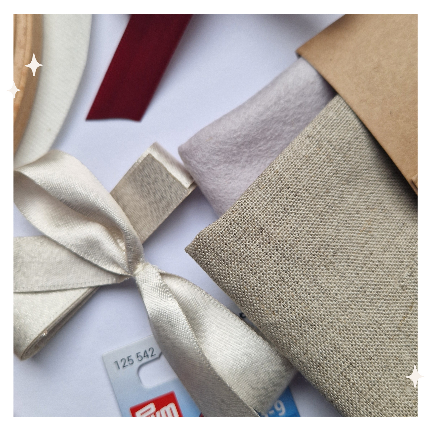 STICKSET Weihnachtszapfen