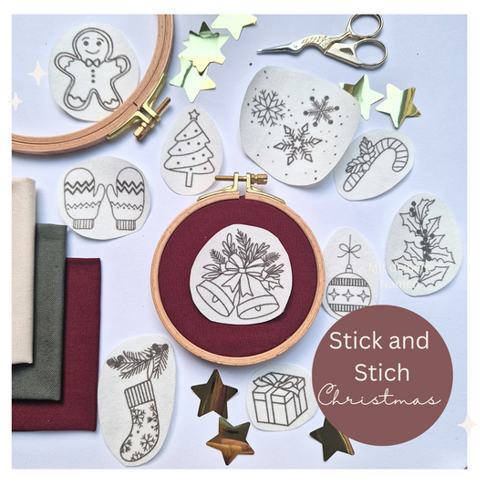 Stickaufkleber "Christmas", Stick and Stich