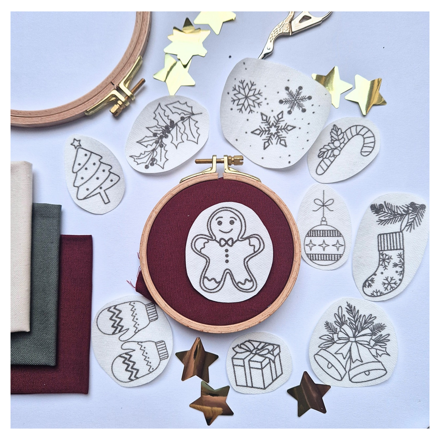 Stickaufkleber "Christmas", Stick and Stich