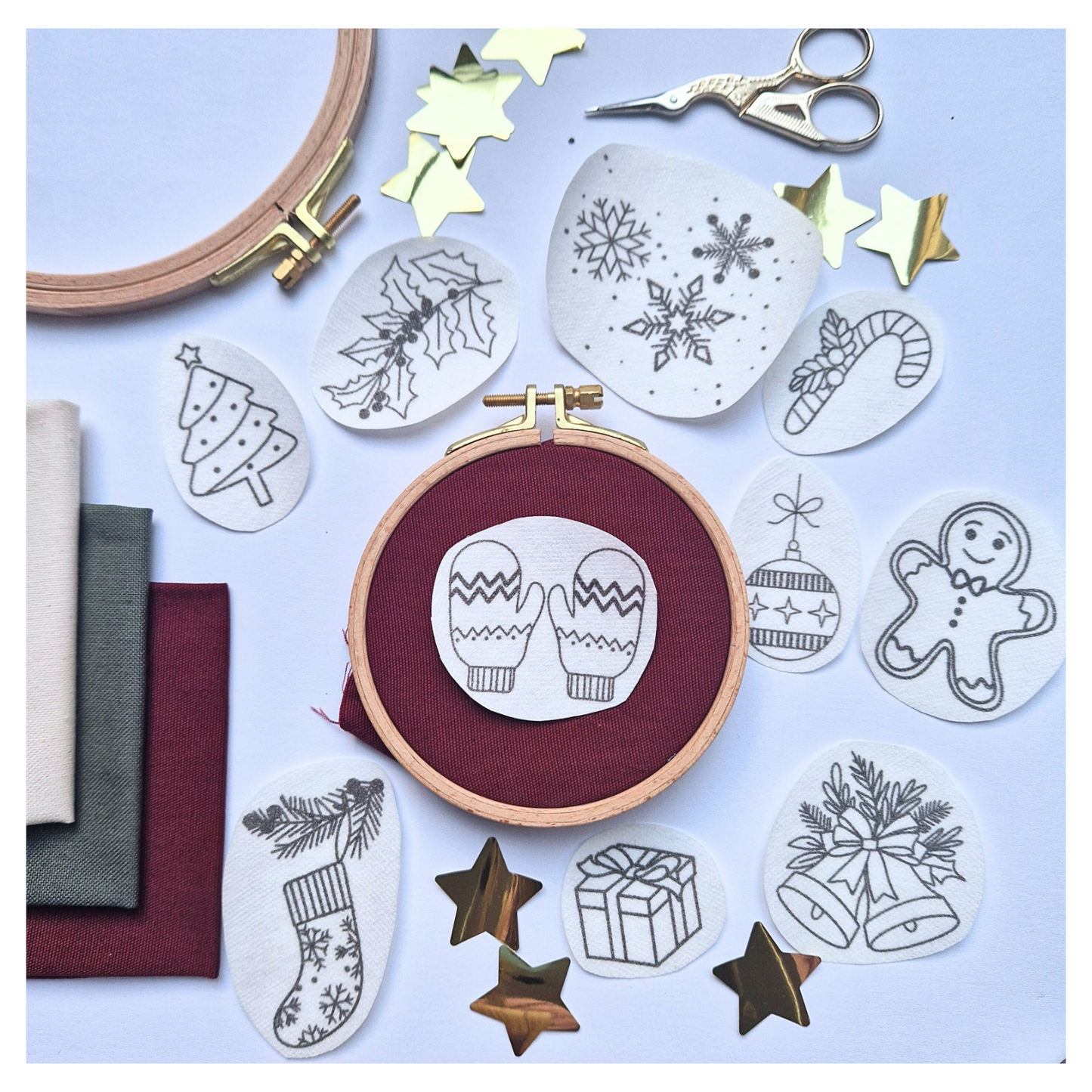 Stickaufkleber "Christmas", Stick and Stich