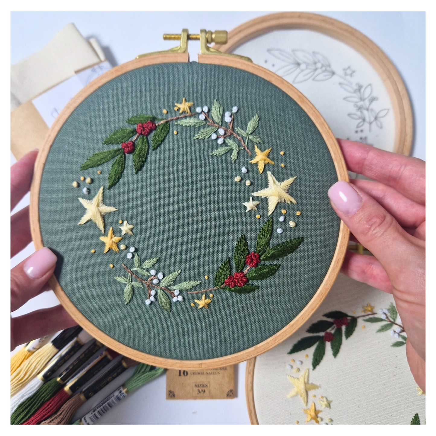 Stickset Kleiner Kranz