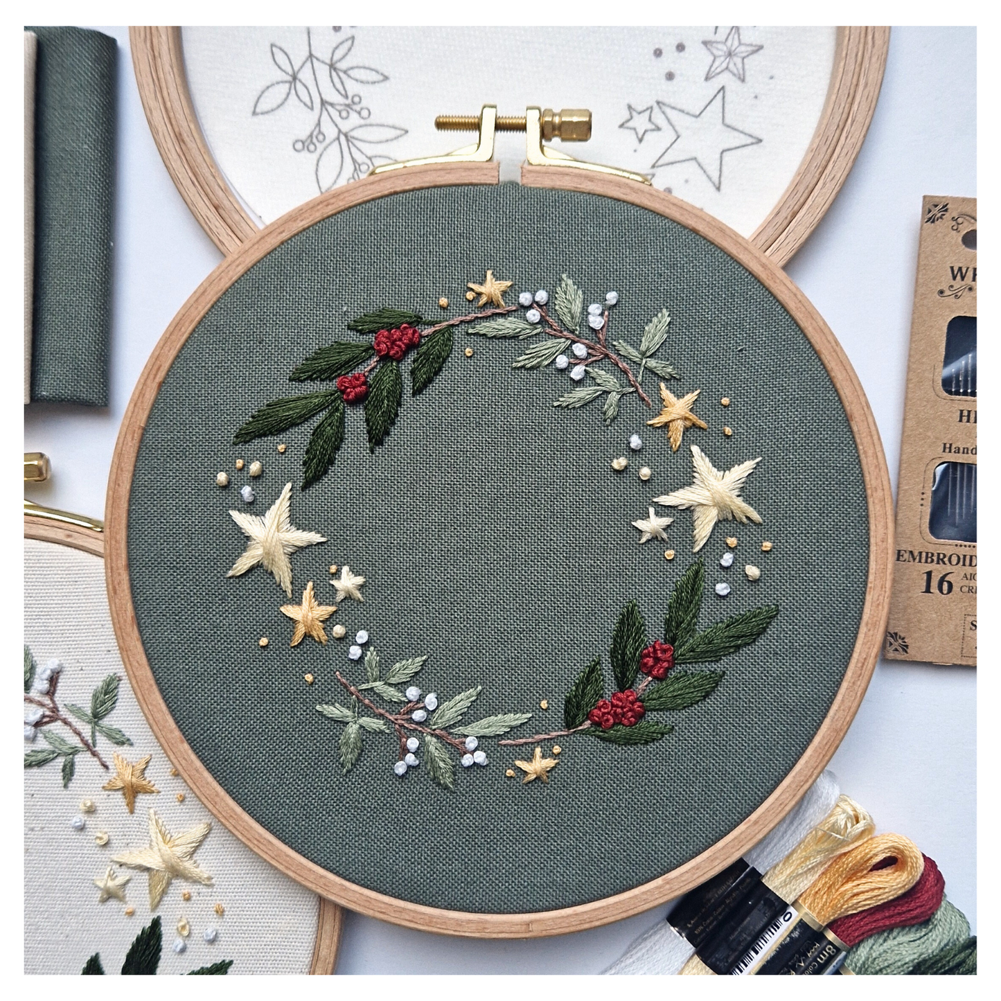 Stickset Kleiner Kranz