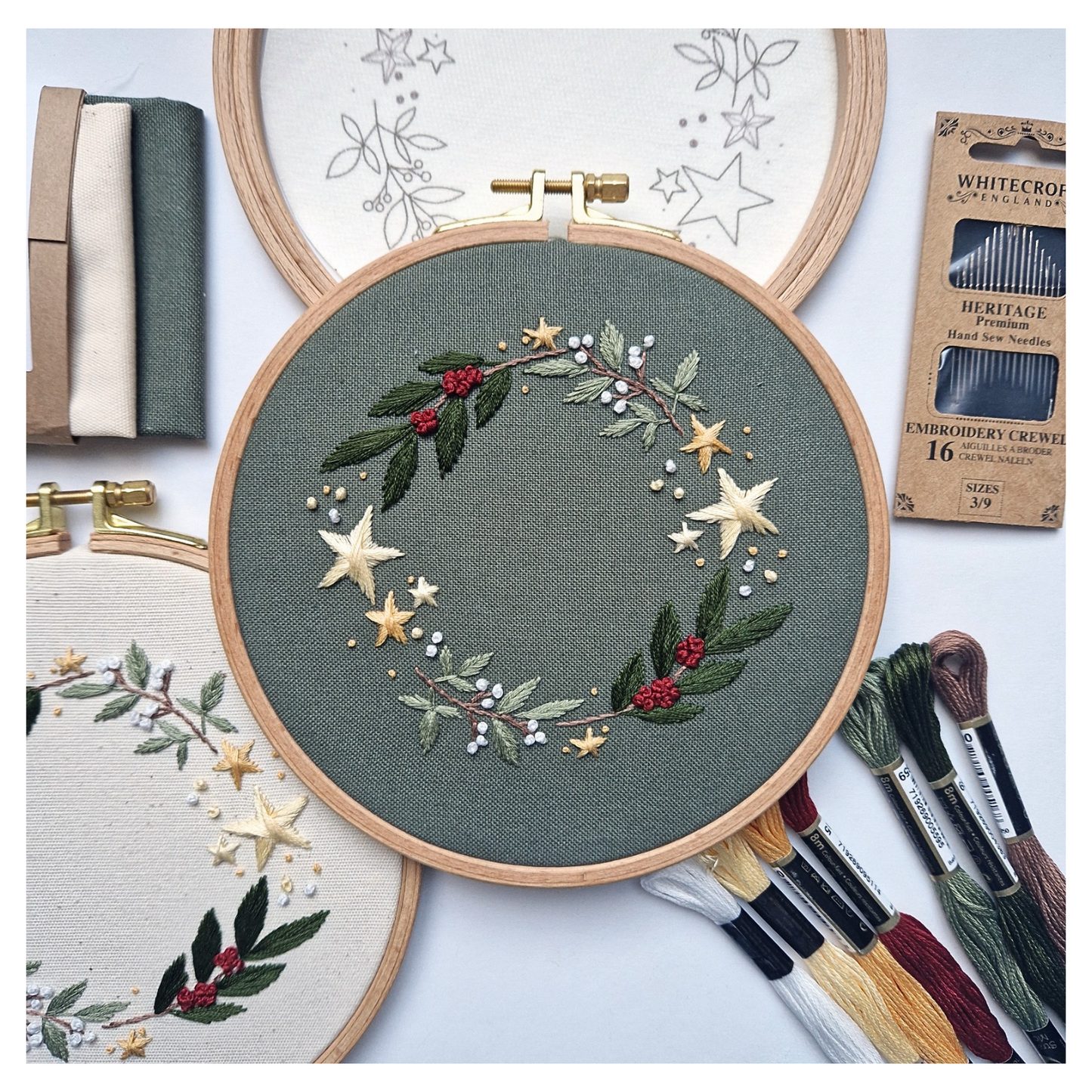 Stickset Kleiner Kranz