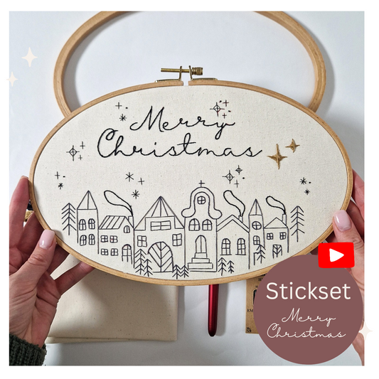 Stickset Merry Christmas