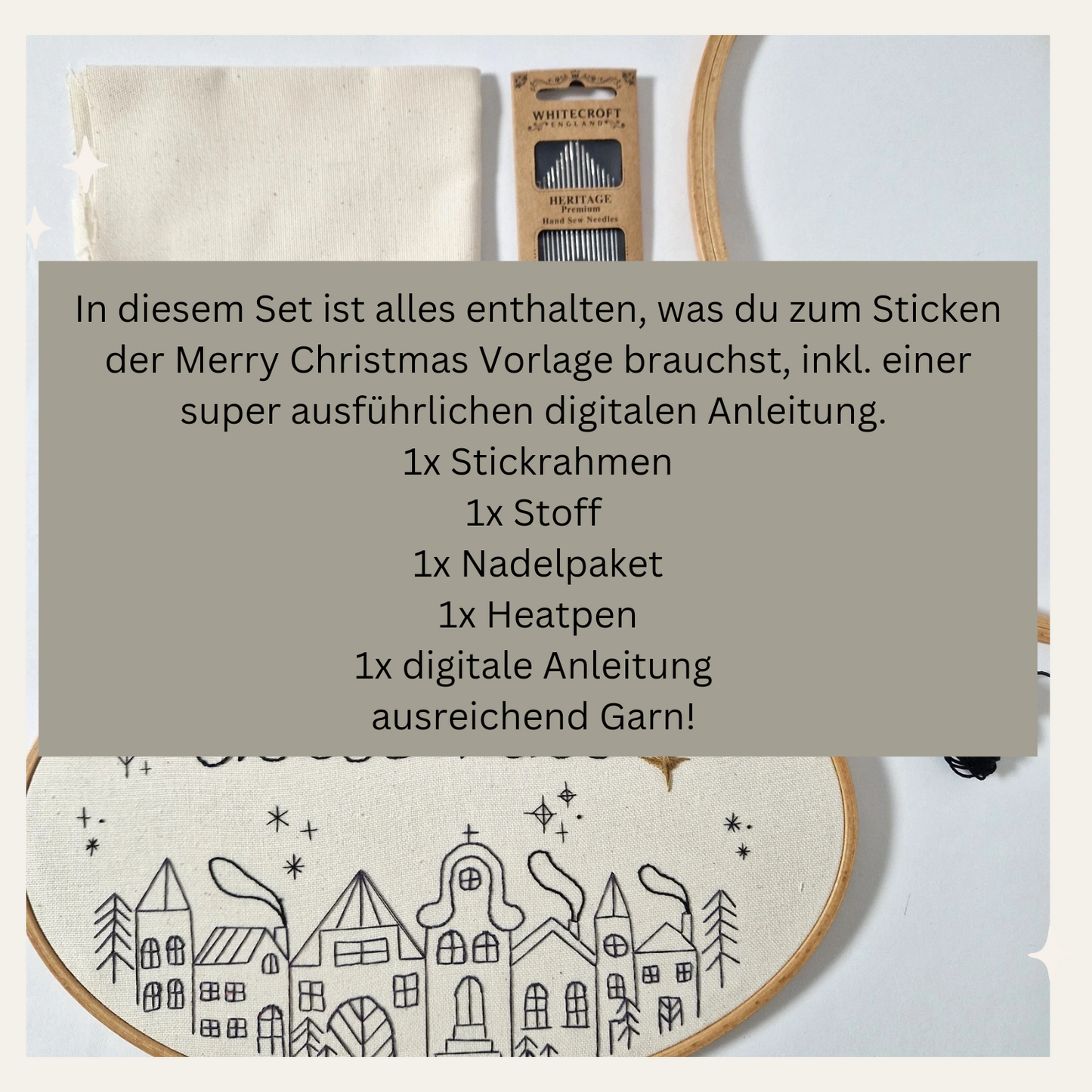 Stickset Merry Christmas