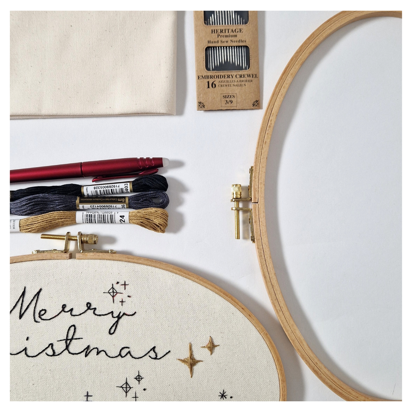 Stickset Merry Christmas