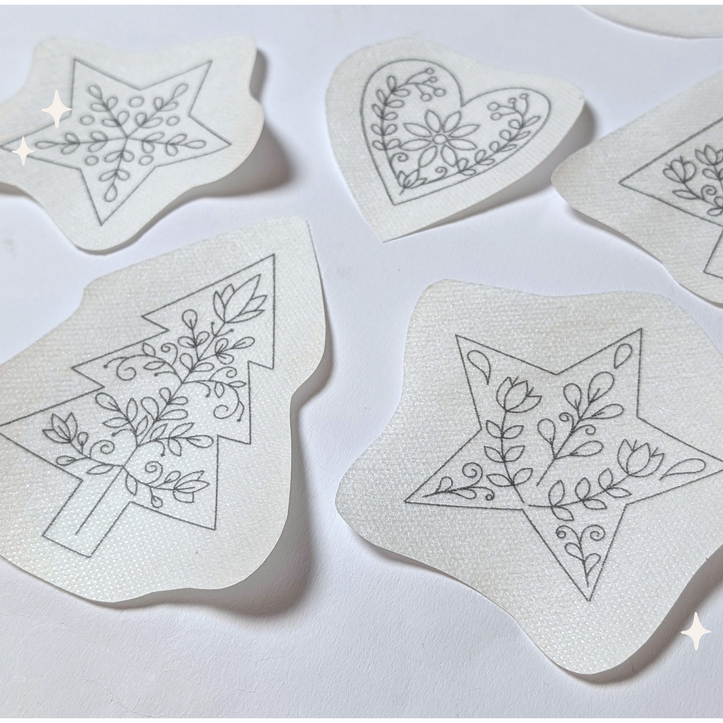 Stickaufkleber "Hygge Ornamente", Stick and Stich