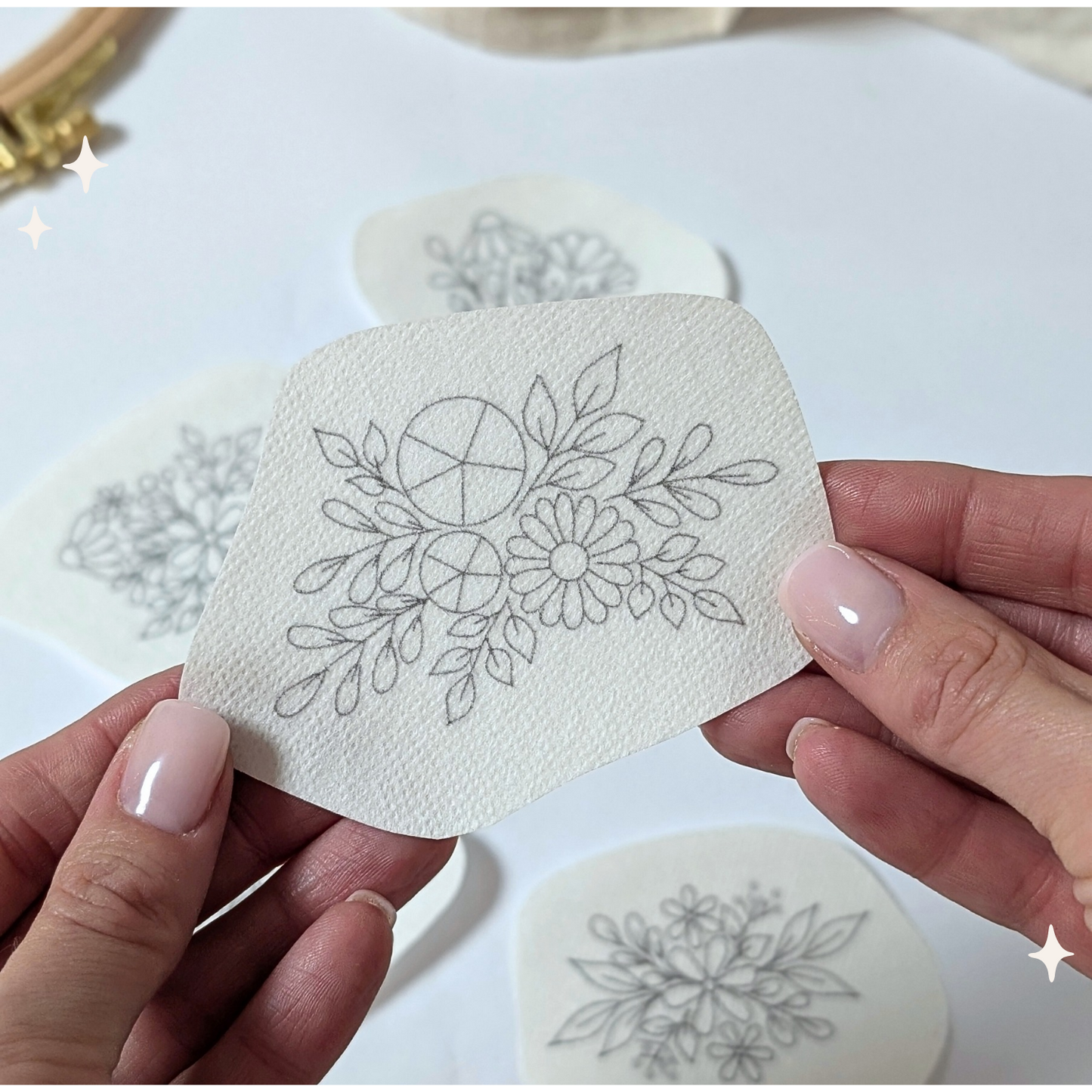 Stickaufkleber "Flowers ||", Stick and Stich