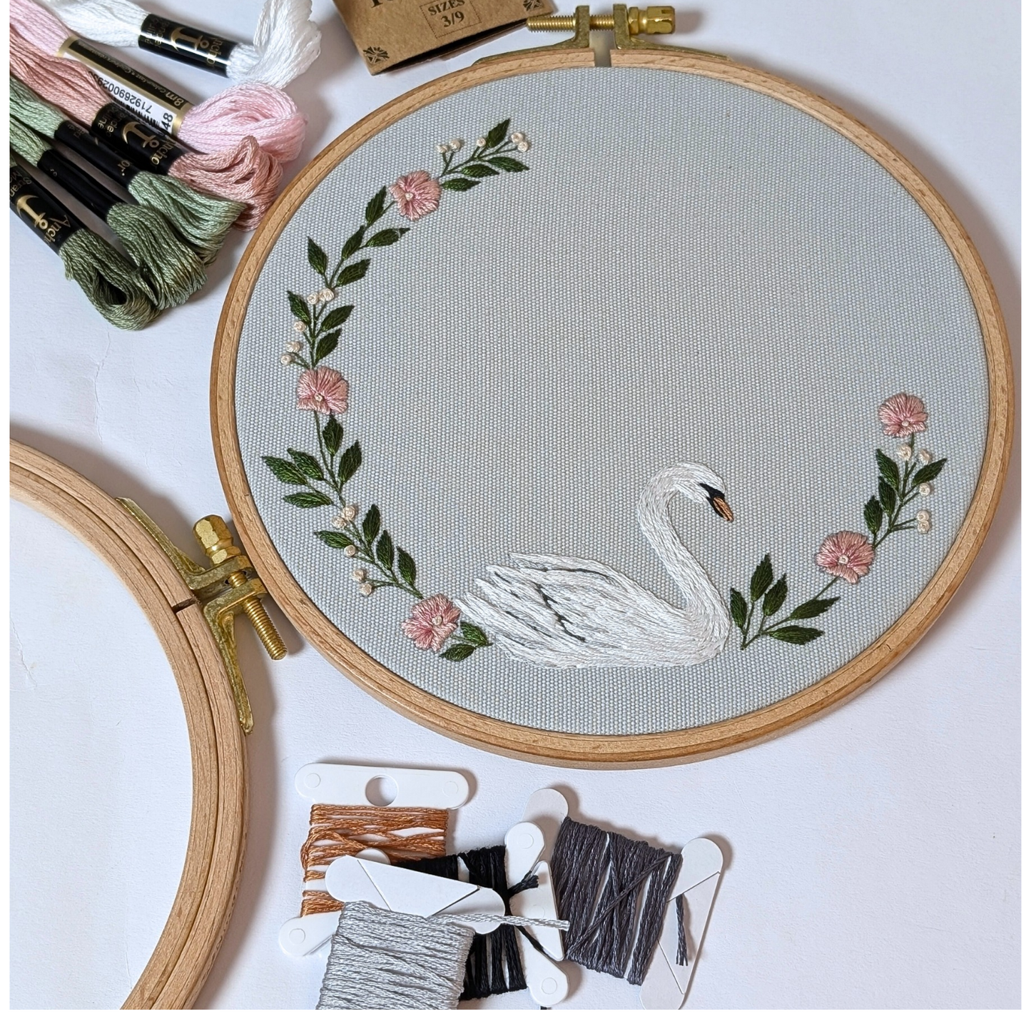 Stickset Anfänger Schwanenkranz