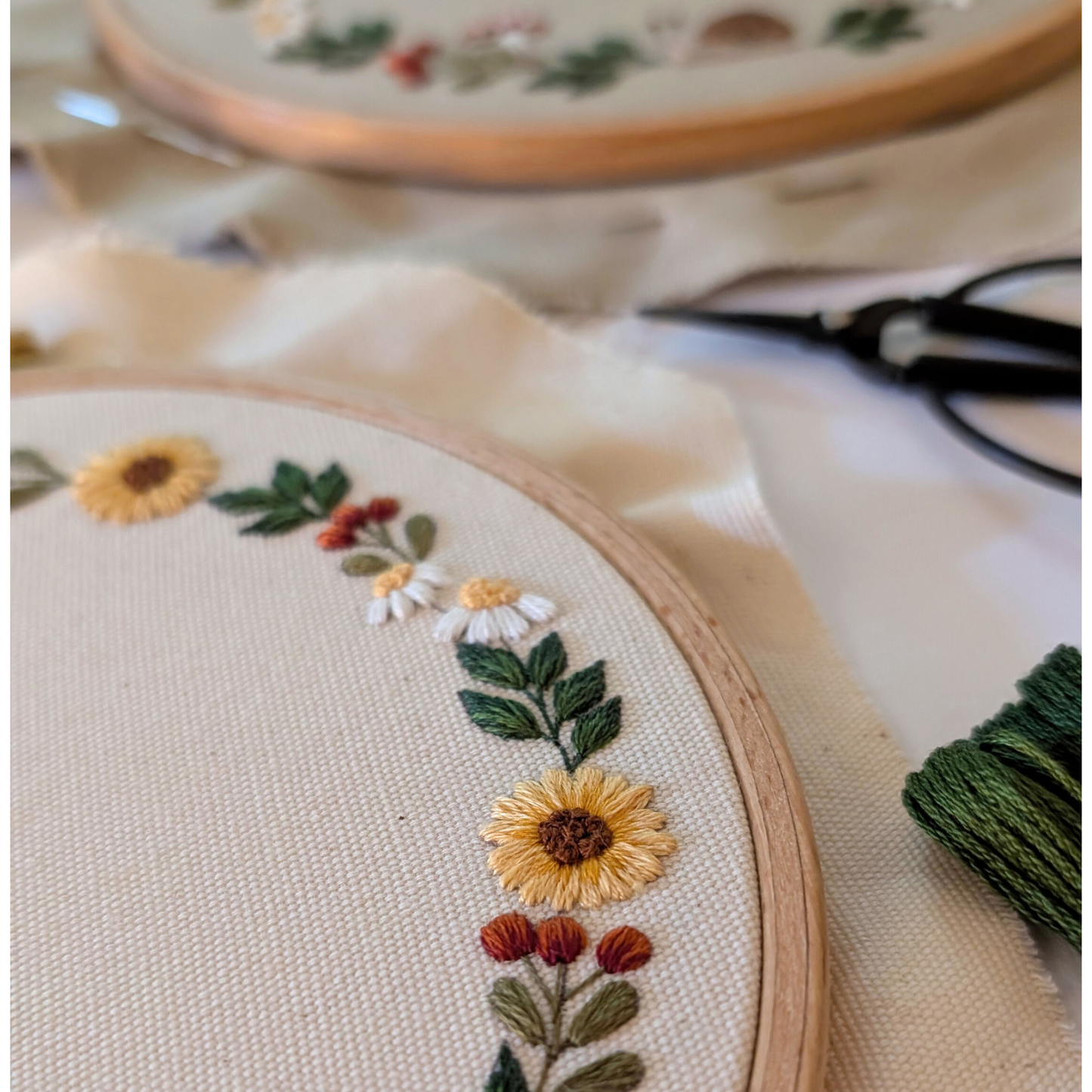 Digitale Stickanleitung Herbstkranz