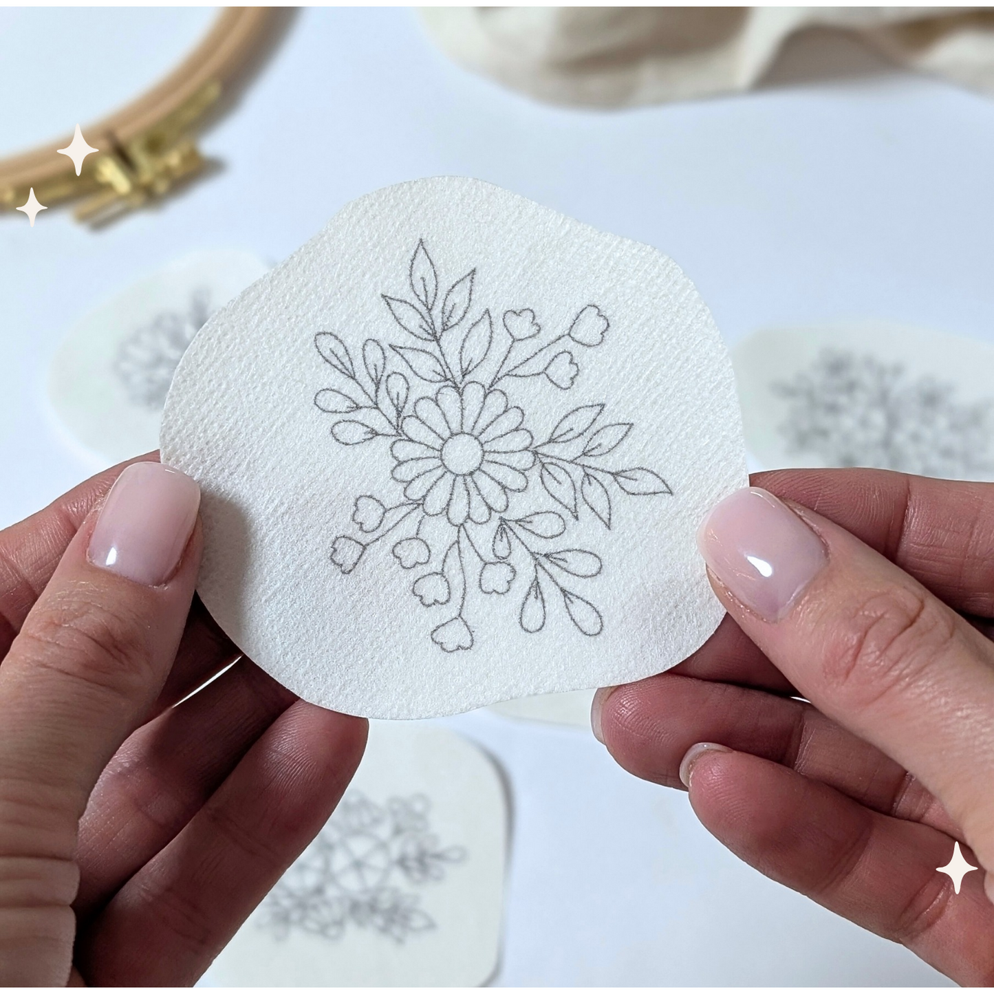 Stickaufkleber "Flowers |", Stick and Stich