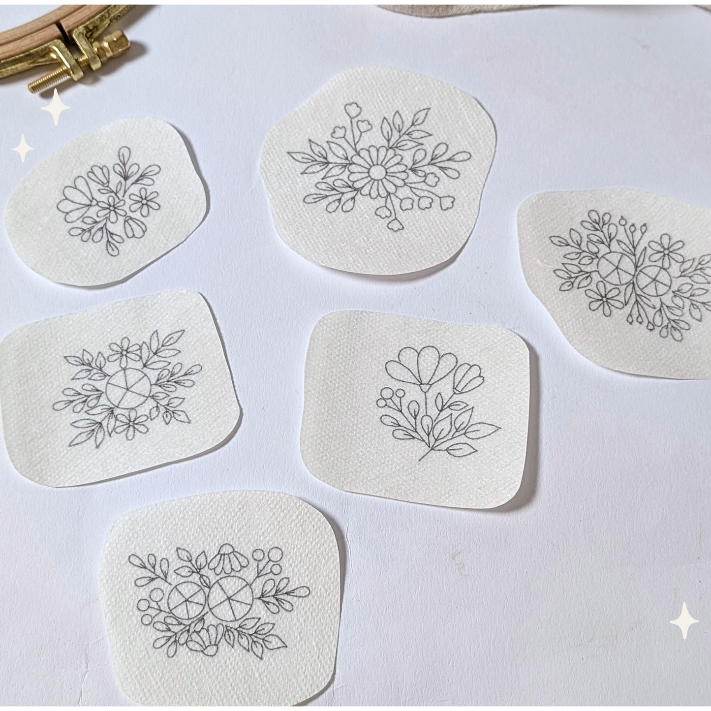 Stickaufkleber "Flowers |", Stick and Stich