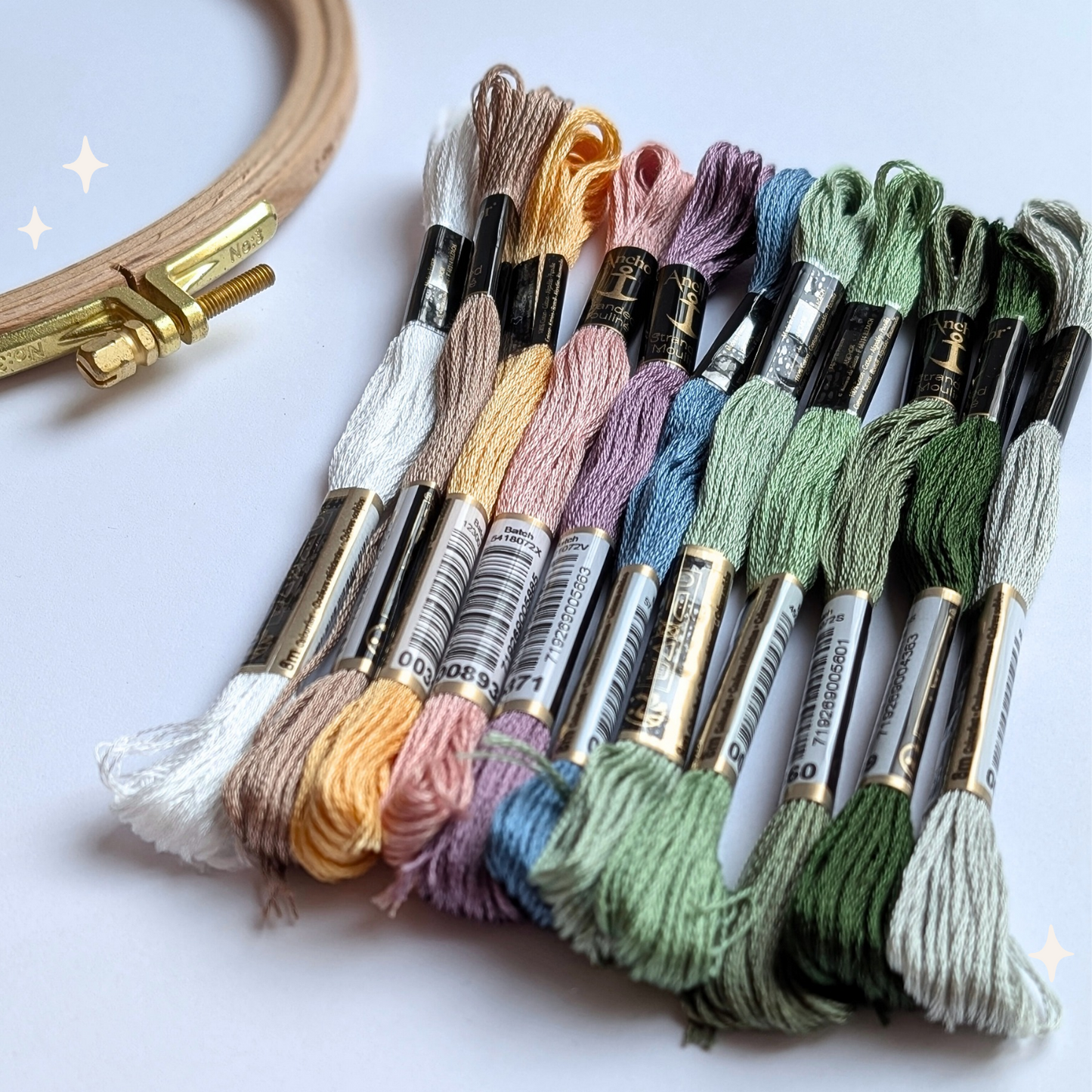 Stickgarn Wildblumen