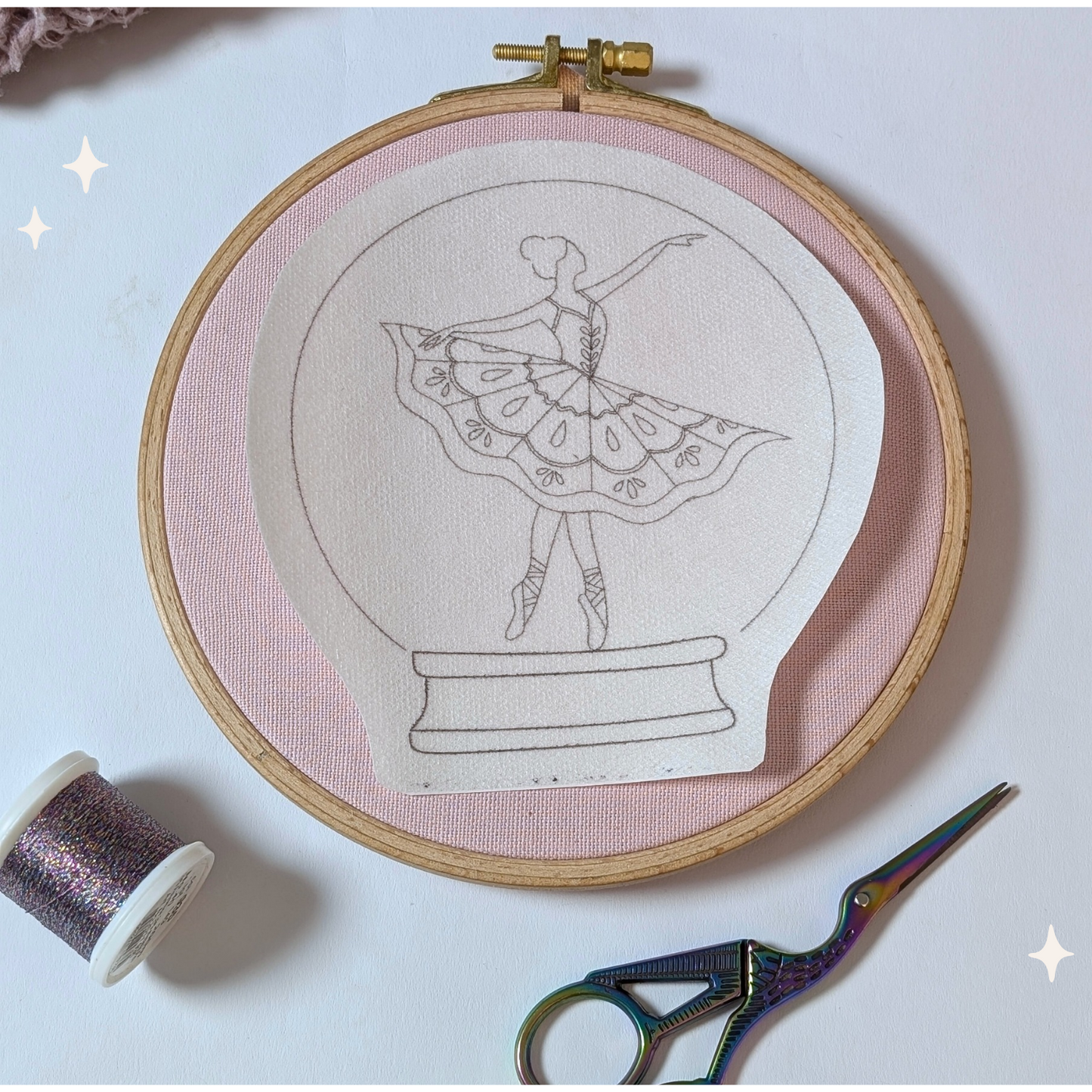 Stickaufkleber "Zuckerfee", Stick and Stich