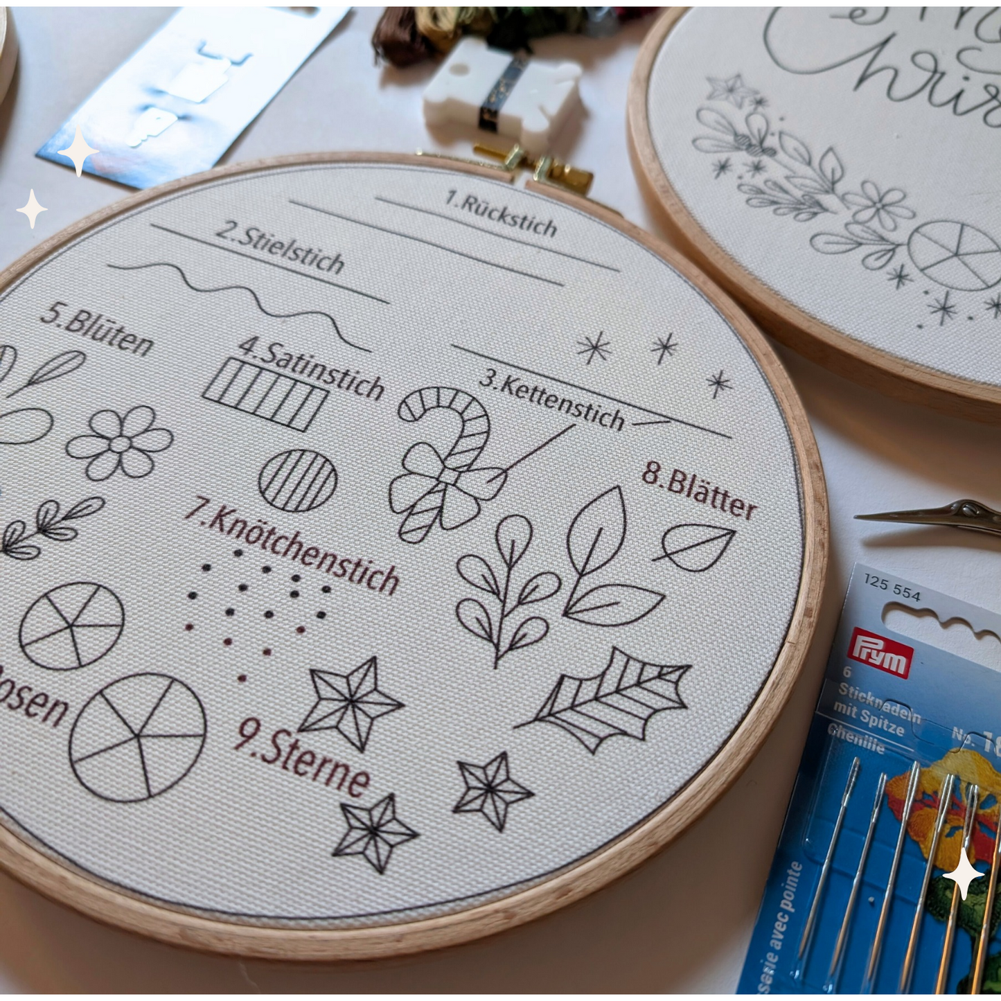 Digitale Anleitung Sticken für Anfänger Christmas Edition