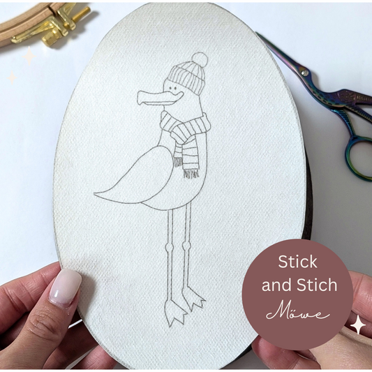 Stickaufkleber Möwe