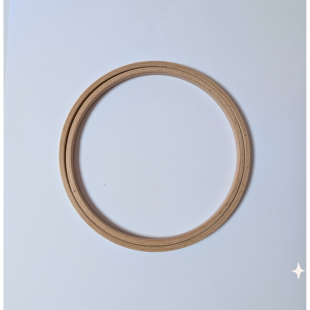 Stickrahmen 16cm ohne Schraube, Buchenholz