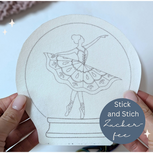 Stickaufkleber "Zuckerfee", Stick and Stich