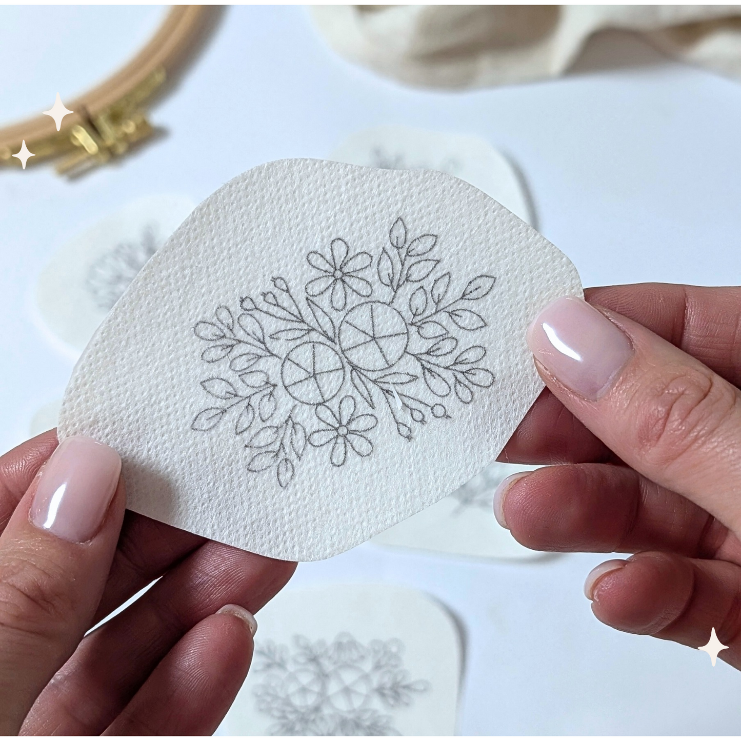 Stickaufkleber "Flowers |", Stick and Stich