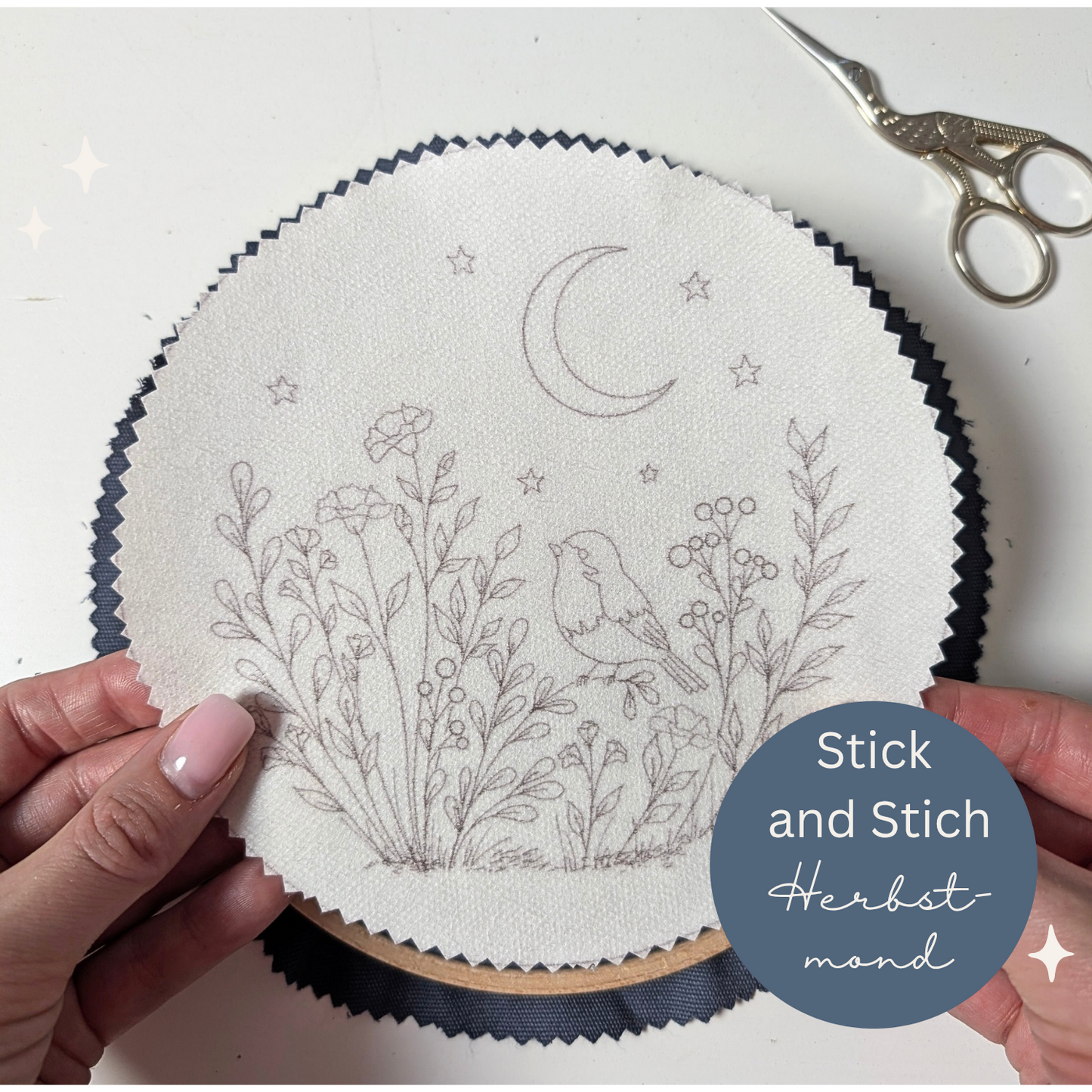 Stickaufkleber Herbstmond
